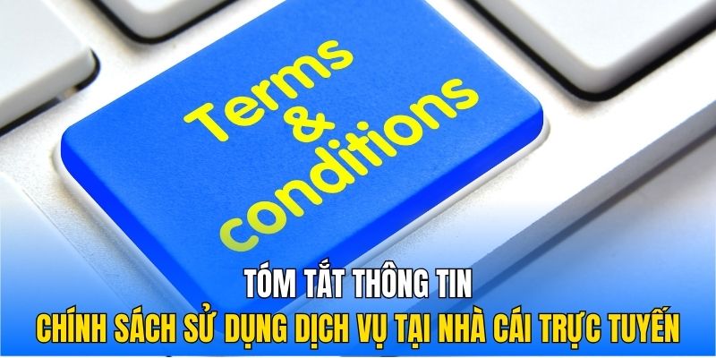 Tóm tắt thông tin chính sách sử dụng dịch vụ tại nhà cái trực tuyến